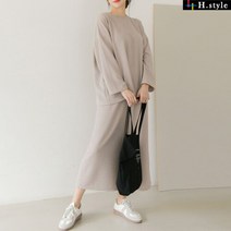H스타일(SET)슬랙바지세트 가을 간절기 트레이닝세트 마트룩 츄리닝 상하셋업 애슬래져