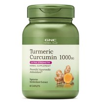 GNC 강황 투메릭 커큐민 1000mg 60정 (총1개), 1개, 1개