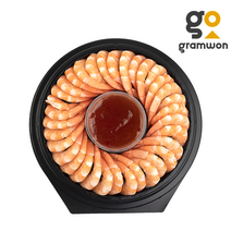 그램원 칵테일새우 쉬림프링 453g (+칠리소스), 자숙 쉬림프 링 453g(칠리소스)