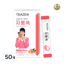 라이브잇 티젠 자몽쏙 분말차, 40개, 10개입, 5g