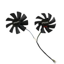 컴퓨터 GTX1070 미니 VGA GPU 쿨러 4 핀 그래픽 카드 팬 ZOTAC GeForce GTX 1070 Ti 비디오 냉각 교체 용