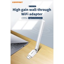 네트워크 랜카드 CF-WU713N 2.4GHz 150Mbps WiFi 어댑터 무선 카드 데스크탑 노트북 휴대용 USB2.0 Wifi 외부 고 이득 안테나