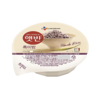 CJ 햇반 즉석 흑미밥 작은공기 130g, 18개