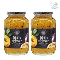 초록원 유자 패션후르츠 1KG +1KG / 2KG / 액상차