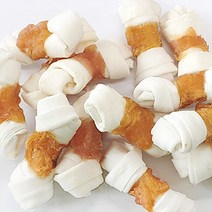 강아지울음방지 스트레스해소간식 치킨덴탈껌 약15개X10봉 멀미 천연 심신안정제, 1개