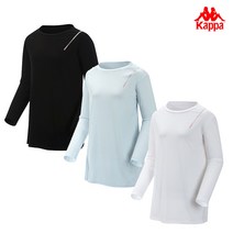 카파 여성 간절기 절개 롱 슬리브 티셔츠 KLRL121FN