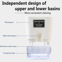 비닐하우스 파이프 조립식 설치 자체 급수 화분 4 가지 스타일 플라스틱 자동 식재 모든 집 식물용 자기 흡, 01 G205