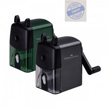 연필깎이 핸들 파버카스텔 자동 연필깎이 전동 프로 초등 귀여운 수동 하이 샤파 휴대용, 그린