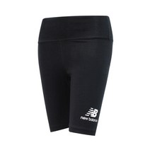 뉴발란스 NB 에센셜 스택드 바이크 사이클 자전거 팬츠 쇼츠 반바지 WS21505-BK