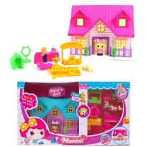 미빌 미니돌 코디 하우스 색상랜덤 꾸미기