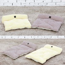애견 방석 강아지 하우스 켄넬 쿠션 매트 사계절 사각 베드, 와인