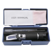 Handheld Refractometer sugar concentration meter densimeter 0-32% Brix Saccharimeter Tester Fruits G, 01 0-32