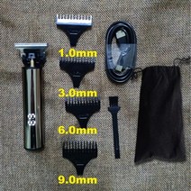 바리깡 클리퍼 이발기 바버샵 이발소 리젠트컷 투블럭 헤어컷 숏컷 남자에 대 한 전문 WateProof 머리 절단 기계 머리 트리머 전기 면도기 남자 면도기 0mm 수염 트리머, King-Mirror-NoBox