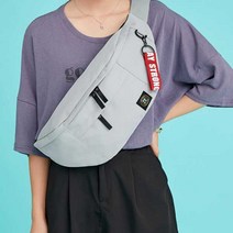 DKP 남녀공용 심플 슬링백 힙색 빅웨이스트백 FA821