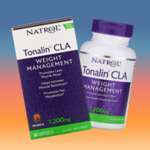 Natrol Tonalin CLA 12OOmg 공액 리놀레산 weight management 소프트젤 [60정*1병]