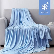 영블리 양면 쿨링 아이스크림 담요 냉감 쿨 담요 여름 꿀잠 캠핑 시원한 블랭킷