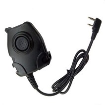 워키토키 부품 부속품 무전기 방수 PTT 케이블 Z 전술 헤드셋 ComtacII H50 MSA SORDIN H60 HD03 Kenwood Baofeng 양방향 라디오, [01] kenwood ver