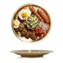 [ACI_0686927] 한쿡 티타늄 수육 접시 23cm 예쁜접시 플레이팅접시 주방식기 원형접시 식기