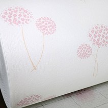 현대시트 스마트단열벽지 시트지, 안개꽃(SDN-26928)