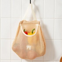 가정 야채보관망 베란다 채소망, 옐로우