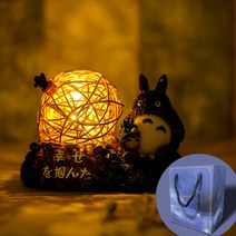 실내 무드등 아기자기 인테리어 소품 캐릭터 피규어 미니어처 무드등 장식 토토로 원피스, 토토로걸스