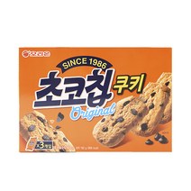 출출할때 오리온 초코칩쿠키 192g 사무실 유치원 회사 간식 쿠키 과자 학원 어린이집 공부방, 단품, 단품