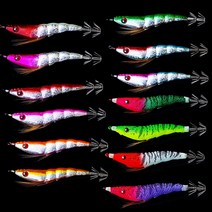 미라 나라샵-홀로그램 이지슬림 에기 한치 갑오징어 쭈꾸미 문어 이카스테에기, E666-옐로우실버