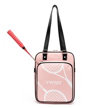 STARRY 대용량 테니스 가방 다목적 방수 토트백 배드민턴 라켓 가방, 핑크색