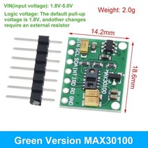 산소 농도 측정기 MH-ET 심박수 센서 모듈 Arduino 용 펄스 감지 혈액 산소 농도 테스트 MAX30102, 02 MAX30100 Green