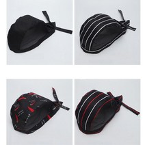 위생모 요리 두건 주방 모자 조리사 조리 제빵, 메쉬두건 아이스크림
