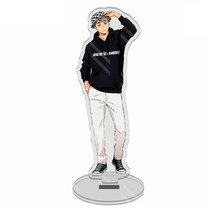 일본 애니메이션 Haikyuu 피규어 데스크 플레이트 모델 애니메이션 아크릴 스탠드 모델 완구 액션 피규어, H05