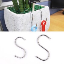 10개입 S자형 고리 이동 행거 옷걸이 매장 진열 전시 걸이 메쉬 철망, 기본, 소