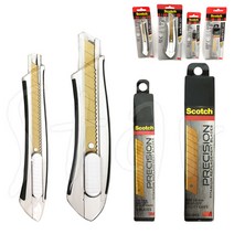 3M 티타늄 커터 소 9mm 대 13mm 리필 5p 컷터 커트 칼 날 사무 학용품, ( 대 18mm )