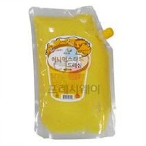 이츠웰 허니머스타드드레싱(2Kg) 다용도 냉장, 상세페이지 참조