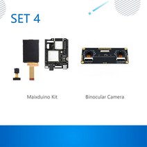아두이노 키트 코딩 입문 교육 보드 점퍼선 Sipeed-Maixduino 키트 RISC-V AI + IoT K210 Dev 용. 에지 컴, 04 Set 4