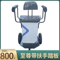 전동 휠체어 노인 장애인 전자동 지능형 스쿠터 더블 리어 유인 페달 에스코트 케어 특별 여행 액세서리, 팔걸이가 있는 익스트림 사람 운반 장치