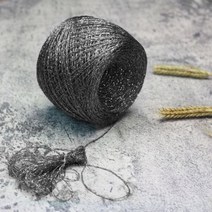 [9월픽]50g 파인 골드 실버 메탈릭 원사 반짝 이는 크로 셰 뜨개질 금속 스레드 편직 DIY 바느질 작업, 20