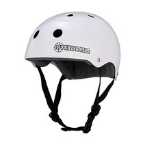 187 Killer Pads 스웨트세이버(Sweatsaver) 안감이 있는 프로 스케이트 헬멧182602, White Glossy