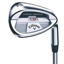 Callaway 맥 대디 CB 웨지 오른손잡이용 스틸 웨지 플렉스 52도 실버, Right, Steel, 60 Degrees