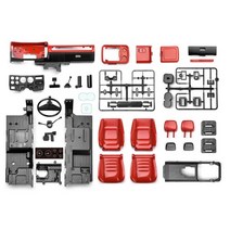 GRC 풀 인테리어 바디 셸 캡 시트 키트 1/10 RC 크롤러 자동차 TRX4 1979 블레이저 G161KB, 2.Red G161KR