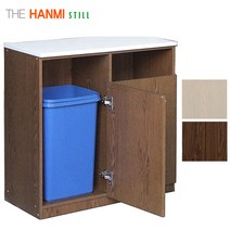 1/2/3단 목재분리수거함AB 재활용 UV상판 내통 국산MI, 2단목재분리수거함A H4-16, 50리터내통포함 800X330X800