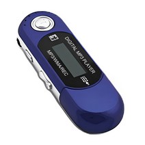 절묘한 USB MP3 플레이어 지원 디지털 음악 재생 MP3 및 WMA 음악 형식, 파란색