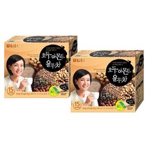 담터 호두아몬드율무차 30T (15Tx2개), 담터 호두아몬드율무차 15개입X2통