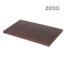 ZICCO 지코 멜라민 브라운 우드 느낌 플레이팅 트레이 스탠드 초밥 스시 홈 카페 베이커리 진열 치즈보드 식기, 1개, 03)직사각 트레이 3호(대형)