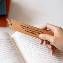 엔로우 nraw 사각 가죽 책갈피 북마크, 선택:블루 316, 단품