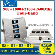 증폭기 와이파이증폭기 음성 wifi 확장기 4G 셀룰러 증폭기 900/1800/2100/2600 밴드 부스터 GSM 모바일, 03 AU 플매트 카펫 러그