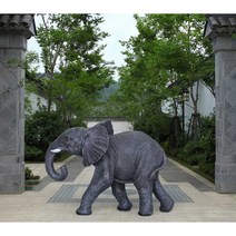 야외 동물 조형물 코끼리 표범 조각상 사자 정원 얼룩말 대형 기린 모형, 09 1.18m 기린