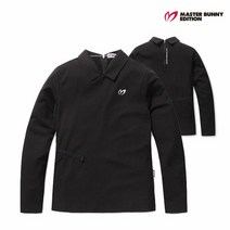 마스터바니에디션 골프 masterbunnyedition여성 스트링 카라 티셔츠 M42101TO052_BK, 002, BK