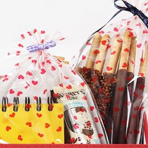 위져스어린이집 선물 봉투 완선 리본타이 스타핑 빵끈 당일발송, 1set, 01.빼빼로수능하트(17x25)50매
