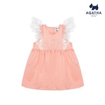 아가타 키즈 레이스소매포인트원피스 AAMT9O01 PK